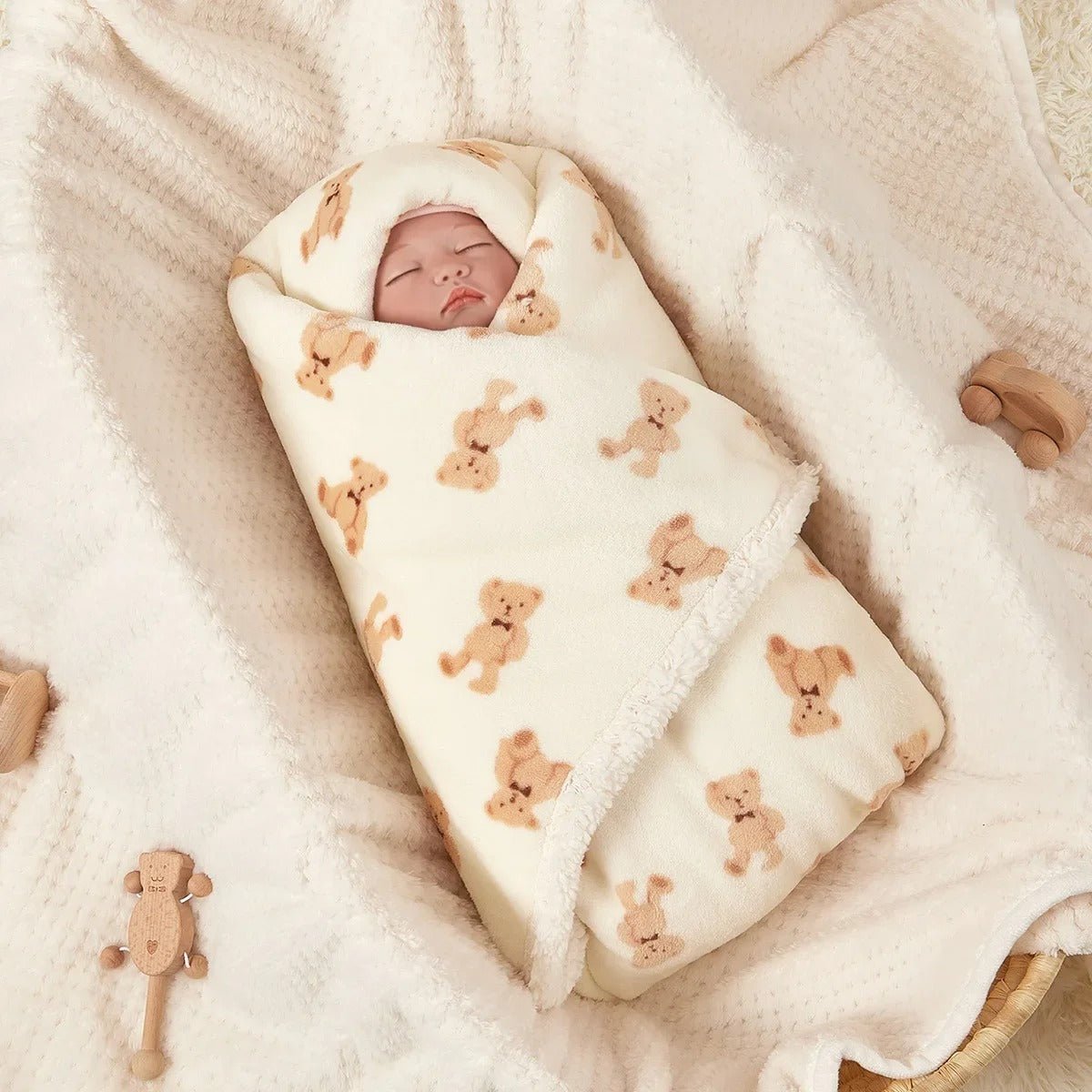 couverture bebe ultra douce coton bio bambin endormi