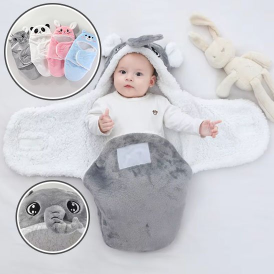 Nid d'ange bebe Éléphant gris