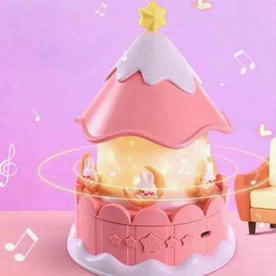 Veilleuse projection mignon Couronne étoile