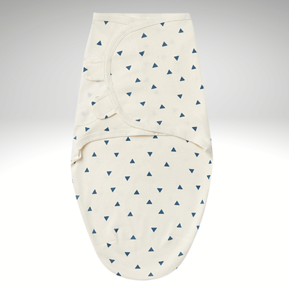 Couverture emmaillotage blanc triangle