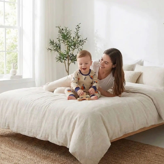 Pyjama velours bébé en doux confortable chaudpour nuits paisibles