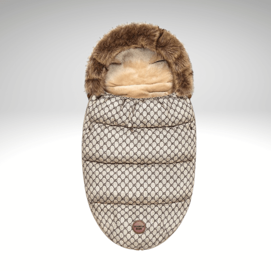 chanceliere poussette universelle beige doux