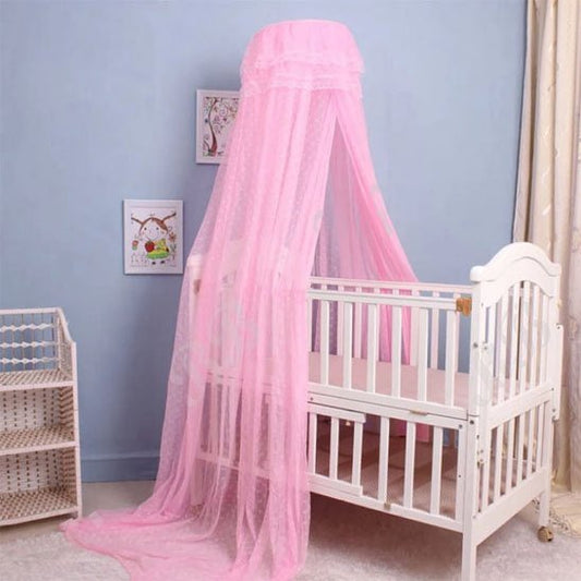 ciel de lit bebe cocon apaisant rose decor