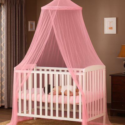 ciel de lit enfant magique rose poudre fille