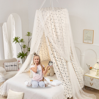 ciel de lit enveloppant une atmosphere-tendance soignee