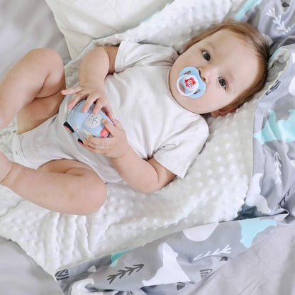 Couverture bébé ours colore