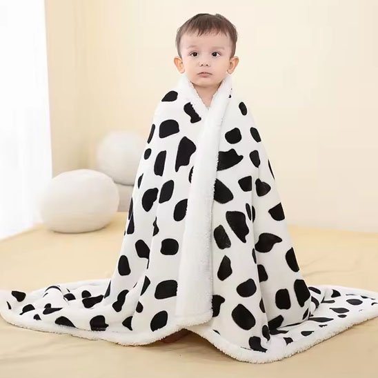 Couverture bébé | Ultra - douce en Coton Bio - Royaume de bébé
