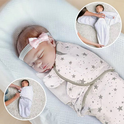 Couverture emmaillotage bebe etoile 