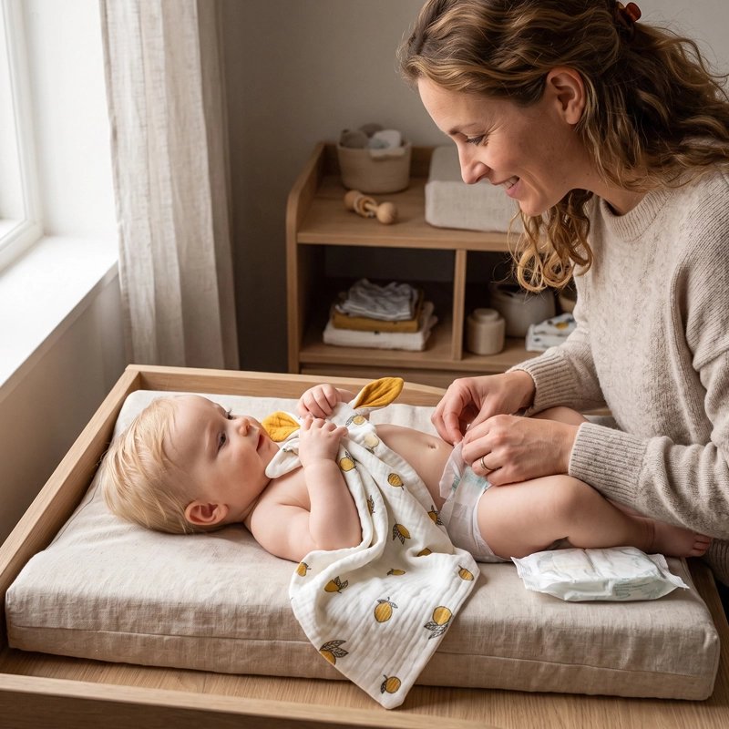 Doudou bebe petit bambin souries avec ça maman