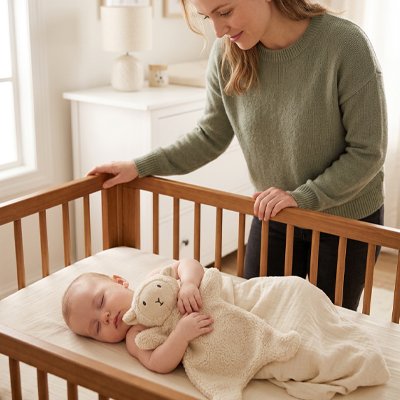 Doudou pour bebe maman en regards son tresor