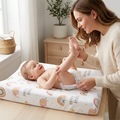 Housse matelas à langer 