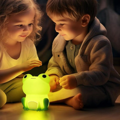 mignons avec son Veilleuse bébé grenouille