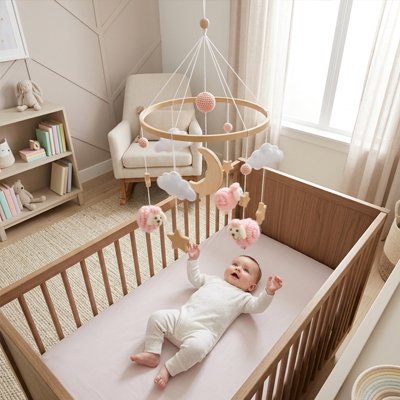 Mobile pour bébé petit mignon comtent