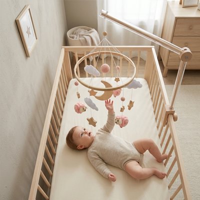 Mobile pour bébé tresor regarde 