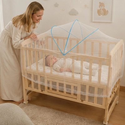 Moustiquaires lit bebe protege insectes 