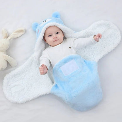 Nid d'ange Ours bleu mignon