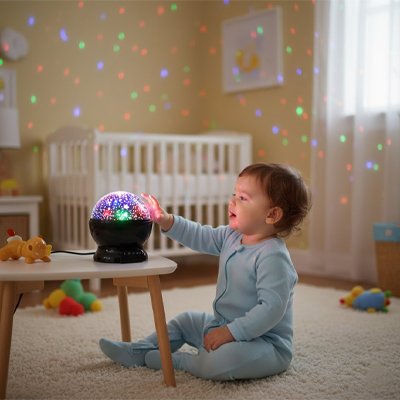 projecteur enfant petit tresor surpris avec ces decors