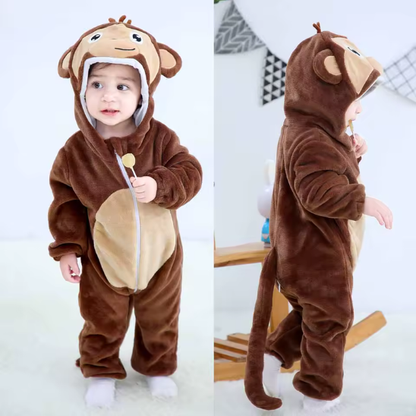 pyjama bebe garcon avec motif petit singe amusant