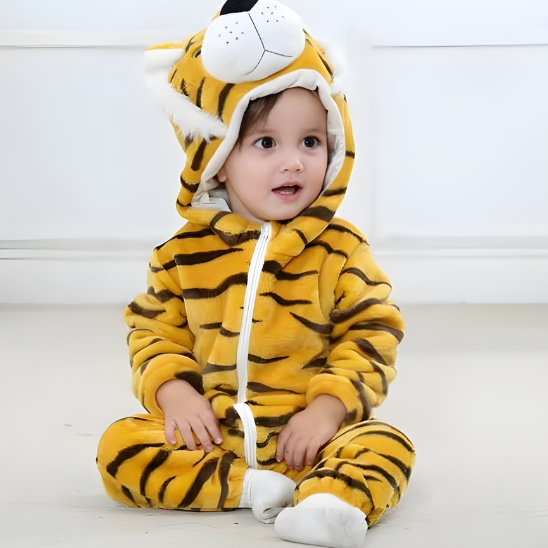 pyjama bébé garçon motif tigre doux