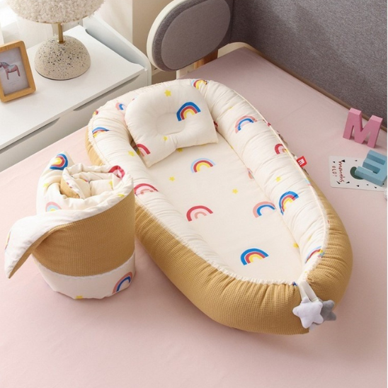 reducteur de lit bebe anti roulis pour lit et poussette