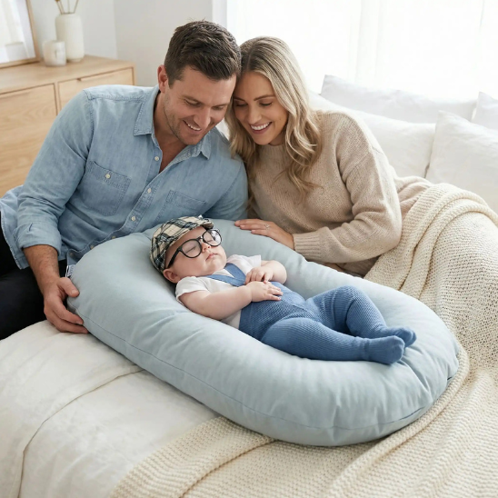 reducteur de lit bebe sommeil apaise parents heureux