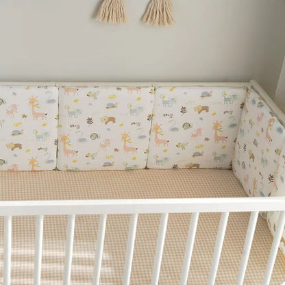 tour de lit bebe design doux beige