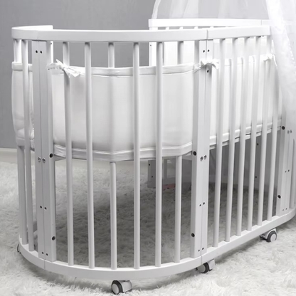tour de lit bebe en tissu respirant doux securise pour sommeil