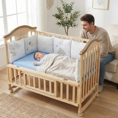 tour de lit bebe fille blanc chambre mignonne