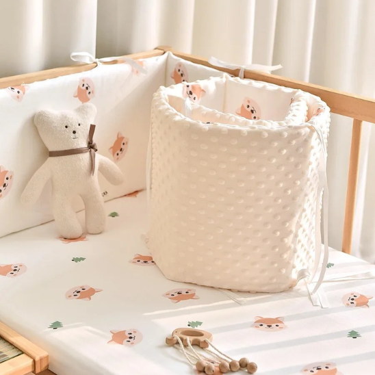 tour de lit bebe renard orange