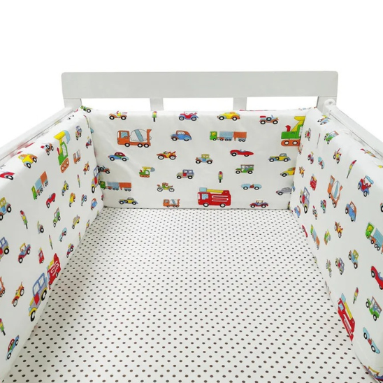 tour de lit blanc decore voiture