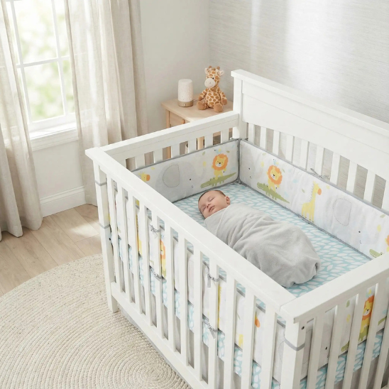 tour de lit complet bebe protection sommeil