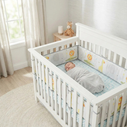 tour de lit complet bebe protection sommeil