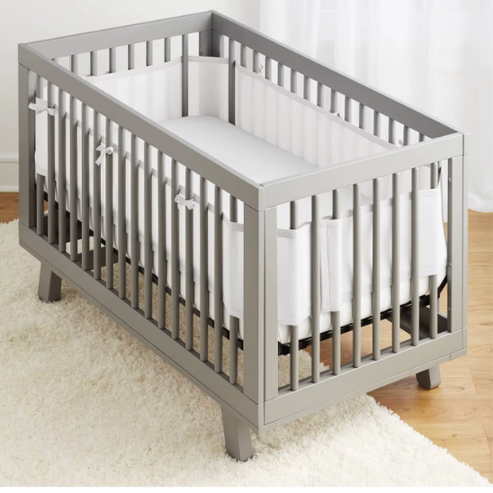 tour de lit respirant pour lit bebe protection sans risque detouffement