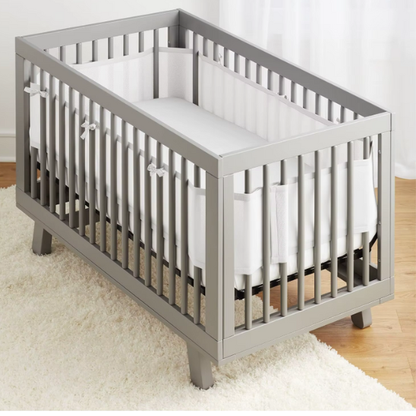 tour de lit respirant pour lit bebe protection sans risque detouffement
