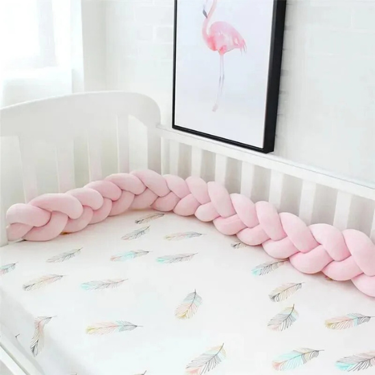 tresse de lit 3m rose cote tableau