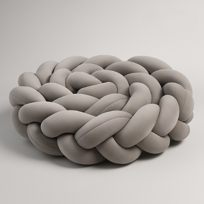 Tresse de lit bébé | Cocon Apaisant Gris Pastel