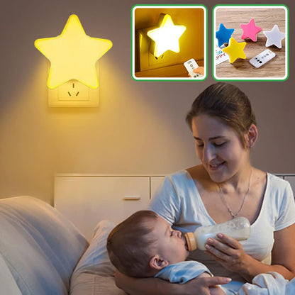 veilleuse bebe jaune maman nourrir bambin