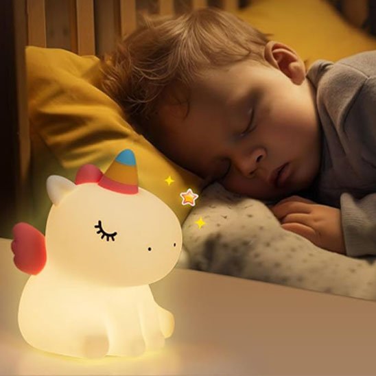 Veilleuse bébé Licorne mignon bambin dans ces reves