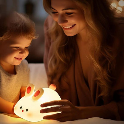 Veilleuse bebe maman et son coeur découvrez lapin