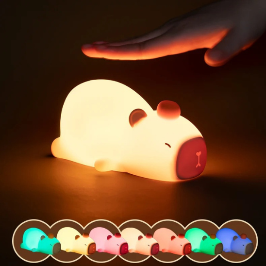 veilleuse bébé mignon capybara