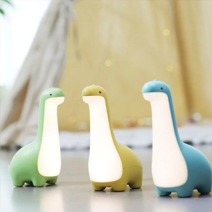 Veilleuse bébé trois dinosaures colore