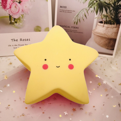 veilleuse etoile jaune mignonne
