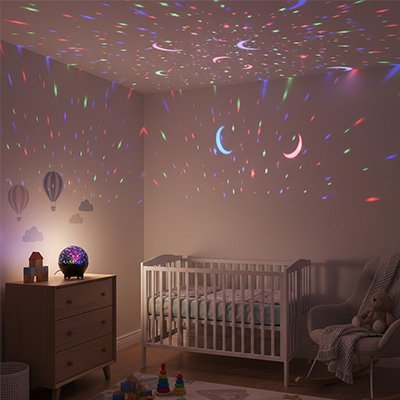 veilleuse projection bébé jolie chambre